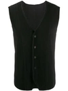 ISSEY MIYAKE PLEATED WAISTCOAT