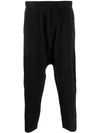ISSEY MIYAKE DROPPED-CROTCH PLEATED TROUSERS