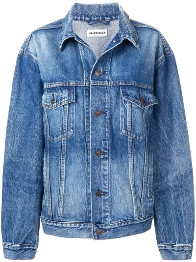 Balenciaga Like A Man Japanese Cotton Denim Jacket