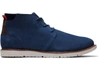 TOMS SCHUHE BLAUE NUBUCK NAVI trainers FÜR HERREN - GRÖßE 44,889556728596