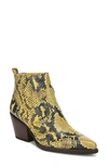 Sam Edelman Women's Winona Booties In Yellow Multi Leather
