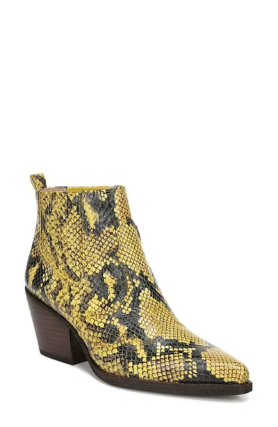 Sam Edelman Women's Winona Booties In Yellow Multi Leather