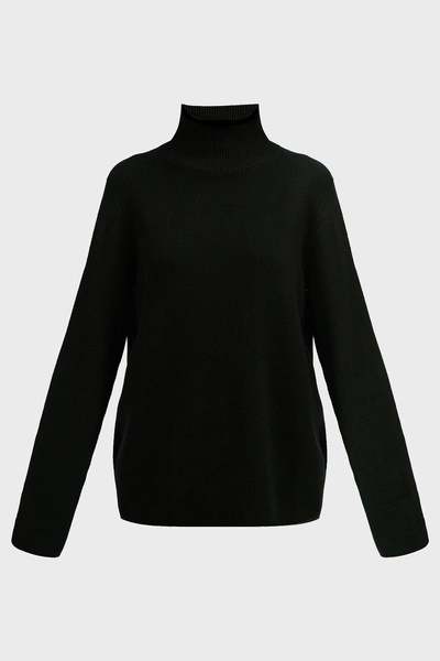 The Row Milina Wool-cashmere Jumper In Black