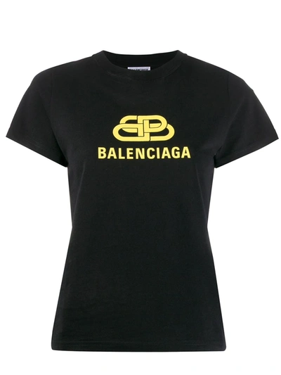 Balenciaga “new Bb Logo”轻盈纯棉t恤 In White