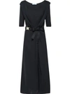 PRADA BELTED MIDI DRESS