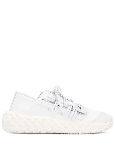 Giuseppe Zanotti Urchin Spiked Sole Trainers In White