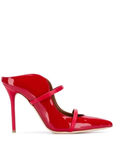 Malone Souliers Maureen Mules In Red