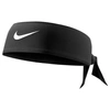 Nike Dri-fit Training Head Tie In Black/white