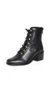 FREE PEOPLE EBERLY LACE UP BOOTS