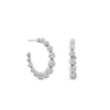 MONARC JEWELLERY Holiday Hoop Earrings Sterling Silver