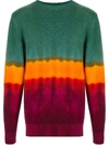 THE ELDER STATESMAN tie-dye cashmere crewneck jumper,SIMCD