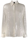 PINKO SEQUINED SHIRT