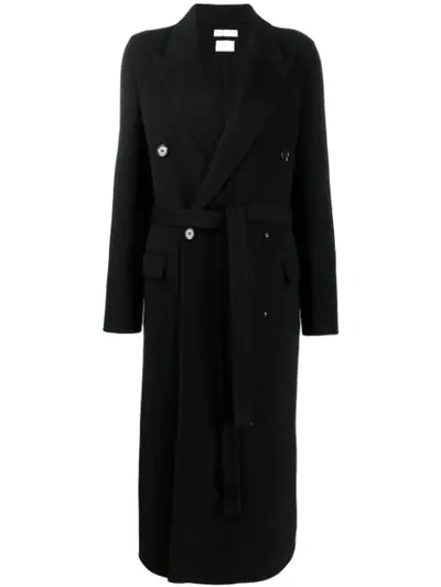 Bottega Veneta Icon Long Coat In Black