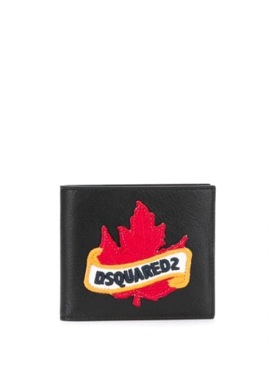 Dsquared2 Logo Wallet In Black