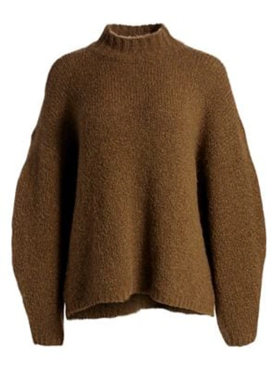 3.1 Phillip Lim / フィリップ リム Oversized Alpaca-blend Turtleneck Sweater In Army