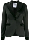 MOSCHINO TWO-TONE FITTED BLAZER