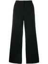 Max Mara Cropped Vertigo Trousers In Black