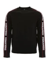 DSQUARED2 PULLOVER WITH LOGO BANDS,10997312