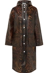 GANNI TIGER-PRINT MATTE-TPU RAINCOAT