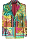 VERSACE BAROCCO PATTERN BLAZER,A83183 A230937 SOR