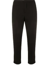 CHLOÉ SLIM-FIT CROPPED TROUSERS,C19APA03137001 SOR