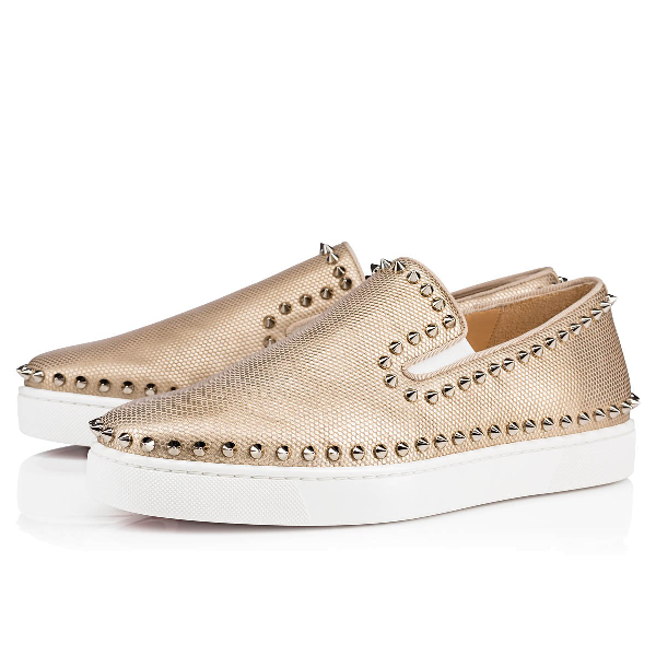 christian louboutin pik boat men's flat