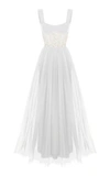 RASARIO SLEEVELESS LACE AND TULLE GOWN,0019S20