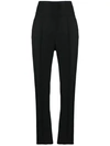 ALEXANDRE VAUTHIER ALEXANDRE VAUTHIER HIGH-WAISTED TAILORED TROUSERS - BLACK