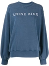 ANINE BING ANINE BING ESME SWEATSHIRT - BLAU