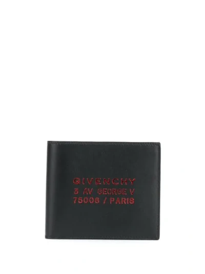 Givenchy Address Wallet In Leather In Black