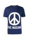 LOVE MOSCHINO PRINTED T-SHIRT,M47312QE181114184144