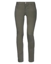 Trussardi Jeans Casual Pants In Military Green