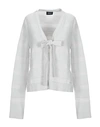 Armani Jeans Cardigan In Light Grey