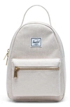 Herschel Supply Co Mini Nova Backpack - Grey In Overcast Crosshatch