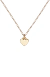 Ted Baker Hara Tiny Heart Pendant Necklace In Gold