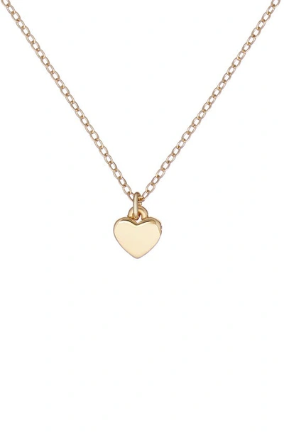Ted Baker Hara Tiny Heart Pendant Necklace In Gold