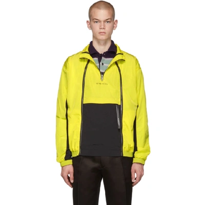 Givenchy 黄色防风拉链夹克 In Yellow