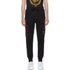 DOLCE & GABBANA DOLCE AND GABBANA BLACK ROSES LOUNGE trousers