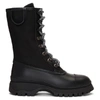 PRADA Black Laced Combat Boots