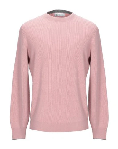Brunello Cucinelli Cashmere Blend In Pink