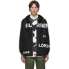 Burberry Men's Logo Typographic Nylon Jacket