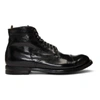 OFFICINE CREATIVE OFFICINE CREATIVE BLACK ANATOMIA 16 BOOTS