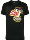 DSQUARED2 MULTI-LOGO PRINT T-SHIRT