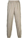Opening Ceremony Plaid Track Pants In Neutrals