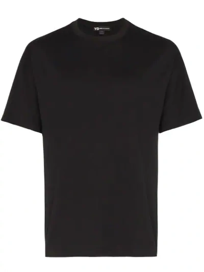 Y-3 Character Back Graphic Logo Tee In Black