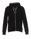 BALMAIN BALMAIN CLASSIC LOGO DRAWSTRING ZIPPED HOODIE