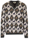 GUCCI GUCCI JACQUARD KNITTED JUMPER