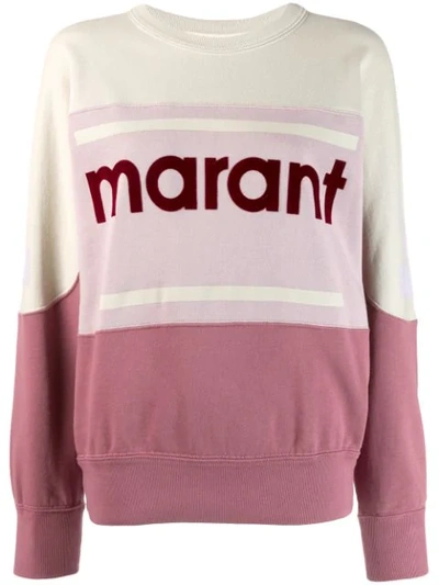Isabel Marant Étoile Gallian Logo套头衫 - 粉色 In Multicoloured