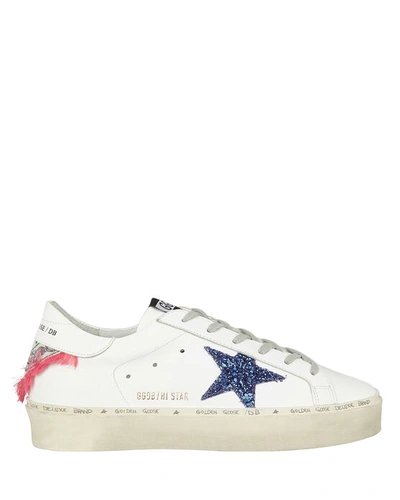 Golden Goose Hi Star Bandana Low-top Sneakers In White