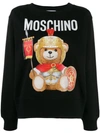 MOSCHINO TEDDY BEAR PRINT SWEATSHIRT